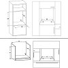 Σετ SILIFO SF6855BOI & SF6801HDV2 & SF6610 Φούρνος 76lt, Εστία Domino & Απορροφητήρας 93503 (4 Έτη Εγγύηση)