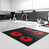 MULTIHOME MH-6135 Εστία Κεραμική 60cm Μαύρη