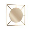 Καθρέφτης Oscar μεταλλικός χρυσό 70x70x1.5 831-G