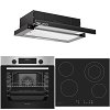 Σετ SILIFO SF6855BOI & SF6822HV5 & SF6665 Φούρνος 76lt, Κεραμική Εστία & Απορροφητήρας 93472 (4 Έτη Εγγύηση)