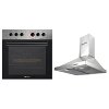 Σετ MULTIHOME MH-6095 & SILIFO SF6619 Φούρνος & Απορροφητήρας Καμινάδα 60cm 89047