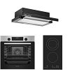 Σετ SILIFO SF6855BOI & SF6802HDV3 & SF6665 Φούρνος 76lt, Εστία Domino & Απορροφητήρας 93491 (4 Έτη Εγγύηση)