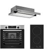Σετ SILIFO SF6855BOI & SF6801HDV2 & SF6663 Φούρνος 76lt, Εστία Domino & Απορροφητήρας 93497 (4 Έτη Εγγύηση)