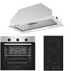 Σετ SILIFO SF6850BOI & SF6802HDV3 & SF6615 Φούρνος 83lt, Εστία Domino & Μηχανισμός Απορρόφησης 92034 (4 Έτη Εγγύηση)