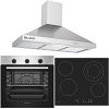 Σετ SILIFO SF6850BOI & SF6822HV5 & SF6618 Φούρνος 83lt, Κεραμική Εστία & Απορροφητήρας 92079 (4 Έτη Εγγύηση)
