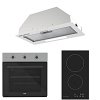 Σετ SILIFO SF6008 & SF6801HDV2 & SF6615 Φούρνος, Εστία Domino & Μηχανισμός Απορρόφησης 92278