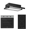 Σετ SILIFO SF6008 & SF6801HDV2 & SF6665 Φούρνος, Εστία Domino & Απορροφητήρας 92279