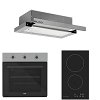 Σετ SILIFO SF6008 & SF6801HDV2 & SF6663 Φούρνος, Εστία Domino & Απορροφητήρας 92280