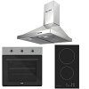Σετ SILIFO SF6008 & SF6801HDV2 & SF6619 Φούρνος, Εστία Domino & Απορροφητήρας 92325