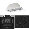 Σετ SILIFO SF6855BOI & SF6821HV4 & SF6615 Φούρνος 76lt, Κεραμική Εστία & Μηχανισμός Απορρόφησης 93485 (4 Έτη Εγγύηση)