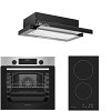 Σετ SILIFO SF6855BOI & SF6801HDV2 & SF6665 Φούρνος 76lt, Εστία Domino & Απορροφητήρας 93498 (4 Έτη Εγγύηση)