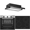 Σετ SILIFO SF6850BOI & SF6822HV5 & SF6665 Φούρνος 83lt, Κεραμική Εστία & Απορροφητήρας 93618 (4 Έτη Εγγύηση)