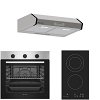 Σετ SILIFO SF6850BOI & SF6802HDV3 & SF6683 Φούρνος 83lt, Εστία Domino & Απορροφητήρας 93646 (4 Έτη Εγγύηση)