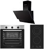 Σετ SILIFO SF6850BOI & SF6802HDV3 & SF6610 Φούρνος 83lt, Εστία Domino & Απορροφητήρας 93647 (4 Έτη Εγγύηση)