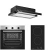 Σετ SILIFO SF6850BOI & SF6801HDV2 & SF6665 Φούρνος 83lt, Εστία Domino & Απορροφητήρας 93648 (4 Έτη Εγγύηση)