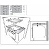 MULTIHOME MH-6108 Εστία Υγραερίου 60cm Λευκή