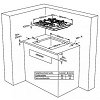 MULTIHOME MH-6103 Εστία Υγραερίου 60cm Μπεζ