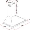 Σετ SILIFO SF6850BOI & SF6821HV4 & SF6619 Φούρνος 83lt, Κεραμική Εστία & Απορροφητήρας 92038 (4 Έτη Εγγύηση)