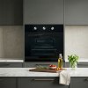 SILIFO SF6090 Φούρνος άνω Πάγκου Υγραερίου 65lt Μαύρος