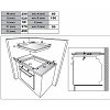 SILIFO SF6139 Εστία Domino Κεραμική 30cm Μαύρη
