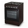 SILIFO SF6148 Ηλεκτρική Κουζίνα 60cm με Εμαγιέ Εστίες Καφέ