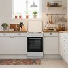 SILIFO SF6154CFEW Ηλεκτρική Κουζίνα 50cm με Εμαγιέ Εστίες Λευκή