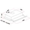 SILIFO SF6664 Απορροφητήρας Συρόμενος 60cm Λευκό (4 Έτη Εγγύηση)