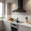 SILIFO SF6731APB Απορροφητήρας Καμινάδα 60cm Μαύρο (4 Έτη Εγγύηση)