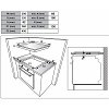 MULTIHOME MH-6135 Εστία Κεραμική 60cm Μαύρη