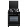 SILIFO SF6147CFEB Ηλεκτρική Κουζίνα 60cm με Εμαγιέ Εστίες Μαύρο (4 Έτη Εγγύηση)