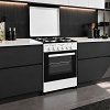 SILIFO SF6156CFEWB Ηλεκτρική Κουζίνα 60cm με Εμαγιέ Εστίες Λευκό Μαύρο (4 Έτη Εγγύηση)
