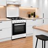 SILIFO SF6156CFEWB Ηλεκτρική Κουζίνα 60cm με Εμαγιέ Εστίες Λευκό Μαύρο (4 Έτη Εγγύηση)