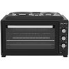 SILIFO SF2310 Ηλεκτρικό Φουρνάκι με 3 Εστίες Μαύρο 45lt