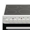 SILIFO SF6120CFVW Κεραμική Κουζίνα 50cm με 4 Ζώνες Λευκό